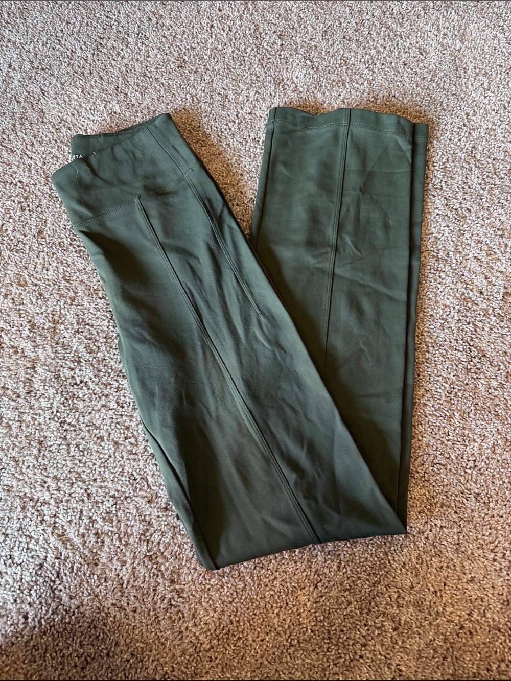 Athleta Olive Straight-Leg Performance Pants